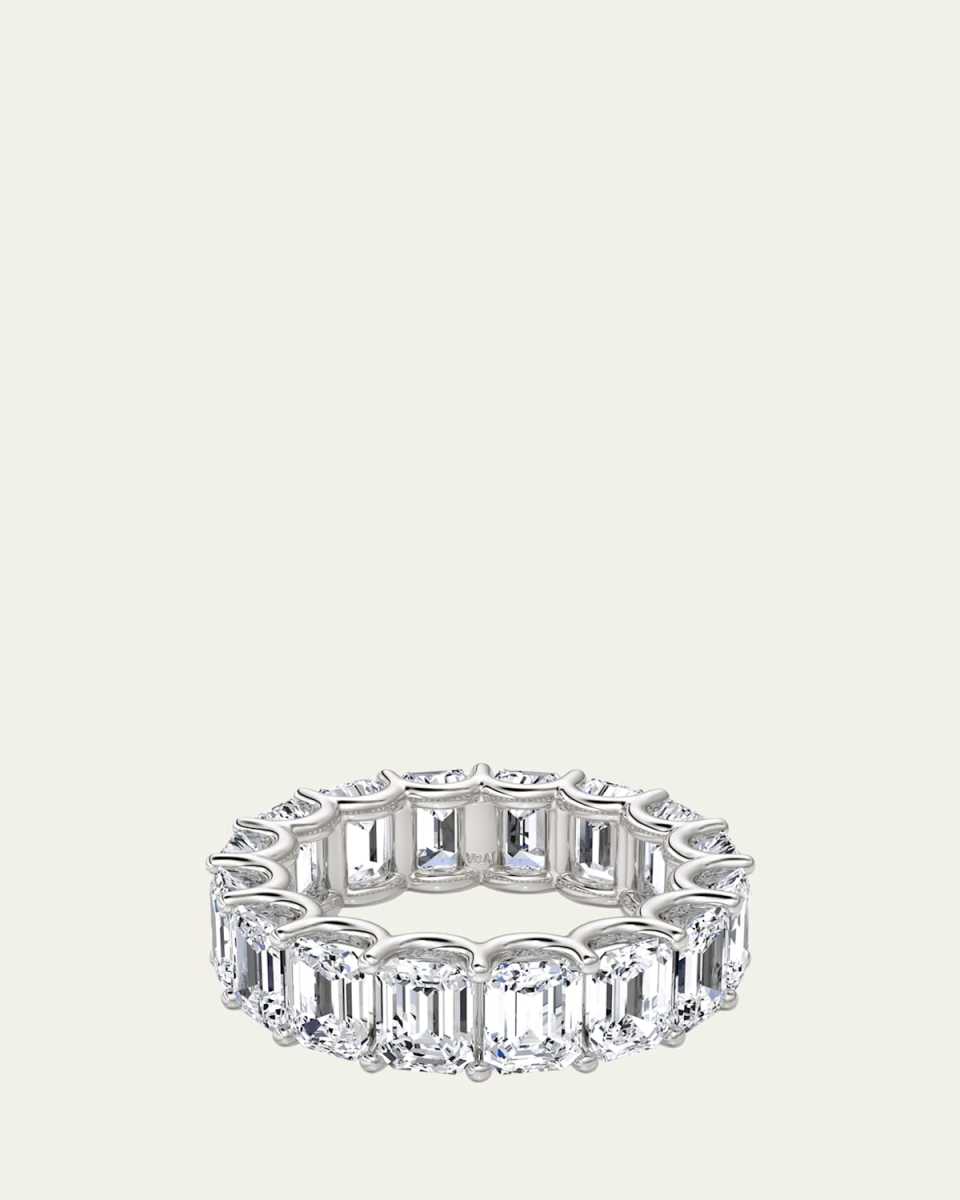 Lab Grown Diamond 14K White Gold Eternity Band, 5.00tcw